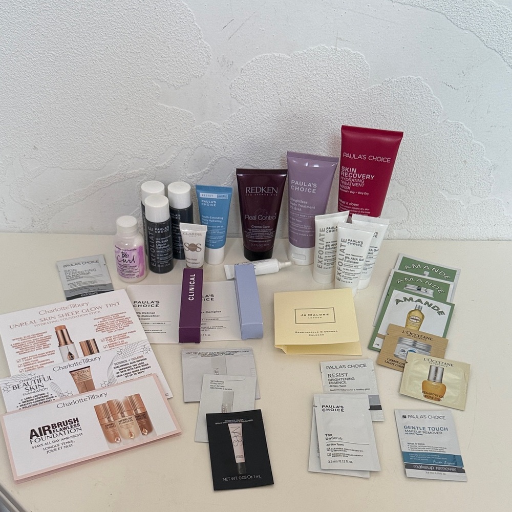 New Samples Paula's Choice Skincare Essentials NARS Charlotte Tilbury